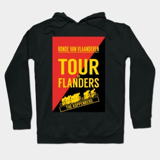 Tour of Flanders Ronde Van Vlaanderen Bicycle Racing Print Hoodie